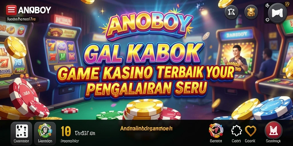 Screenshot ANOBOY menampilkan gameplay Kasino yang menarik dan mendebarkan.
