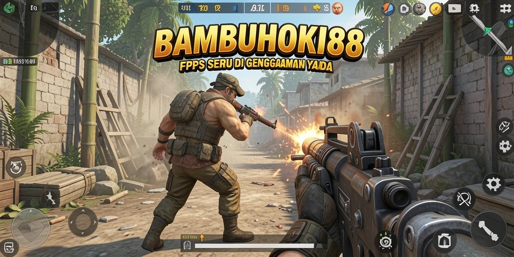 Tampilan menegangkan saat beraksi dalam BAMBUHOKI88 FPS.