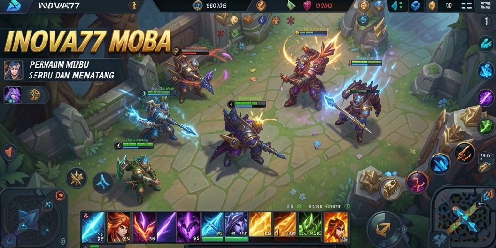 Tampilan gameplay menegangkan dan seru di dalam INOVA77.