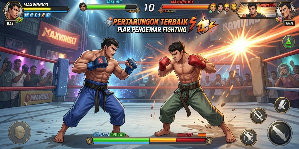Tampilan gameplay seru di <strong>MAXWIN303</strong>, dengan pertarungan mendebarkan.