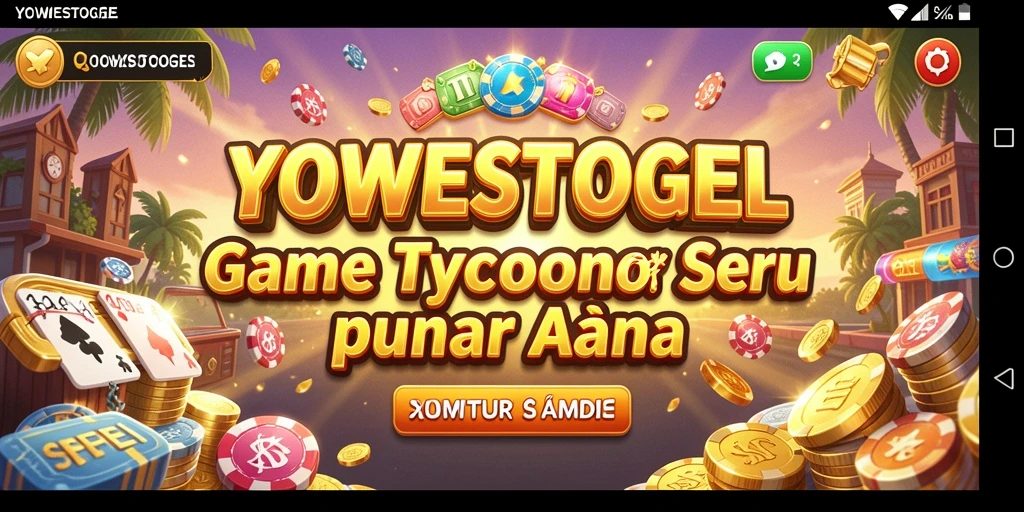 Tangkapan layar gameplay YOWESTOGEL yang menampilkan manajemen bisnis yang seru.